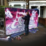 Aero London Graffiti Mural Artist