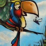 Aero London Graffiti Mural Artist