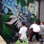 Aero London Graffiti Mural Artist