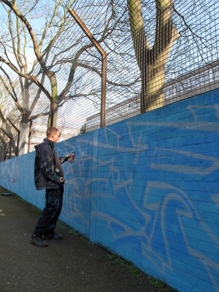 Aero London Graffiti Mural Artist