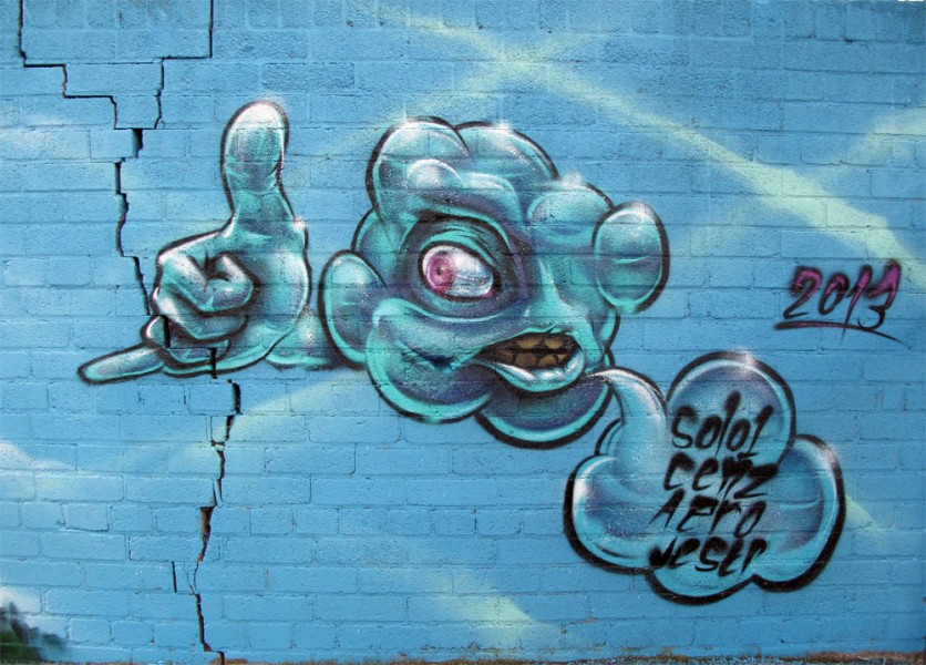 Aero London Graffiti Mural Artist