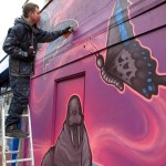 Aero London Graffiti Mural Artist