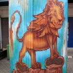 Aero London Graffiti Mural Artist