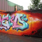 Aero London Graffiti Mural Artist