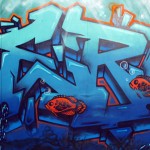 Aero London Graffiti Mural Artist