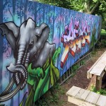 Aero London Graffiti Mural Artist