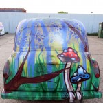 Megabooth Animal Themed Graffiti Taxis London
