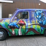 Megabooth Animal Themed Graffiti Taxis London