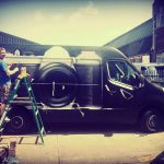 graffiti mural van