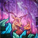wildlife graffiti mural workshop