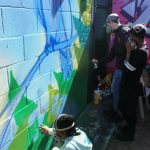 wildlife graffiti mural workshop