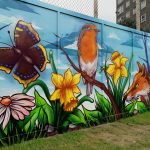 wildlife graffiti mural workshop