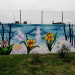 wildlife graffiti mural