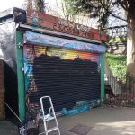 graffiti shutter mural