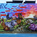 graffiti school mural